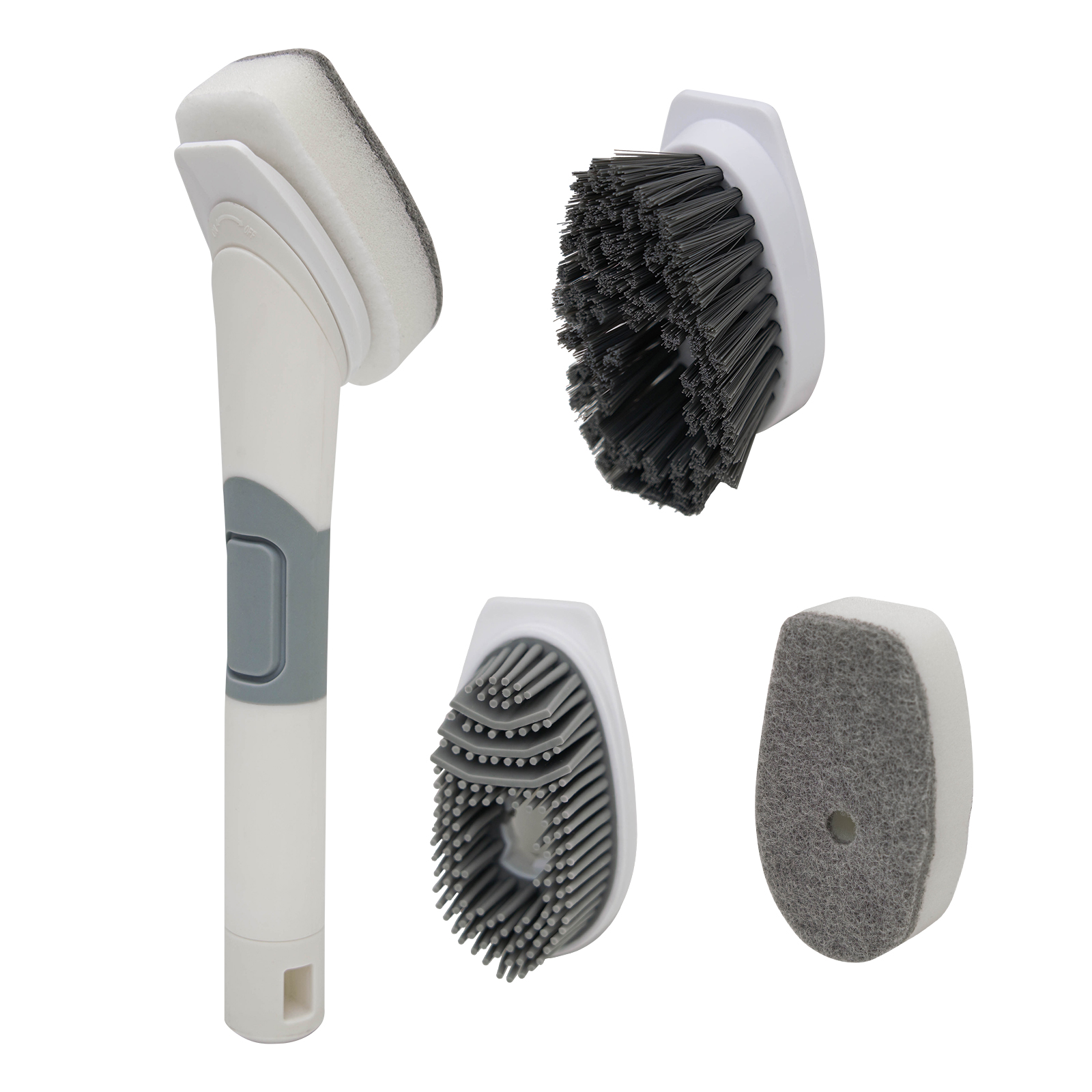 onlyhe Dish Brush With Soap Dispenser, Scrub Brush, Dish Wand, Dish Sponge Set - Multi-Use Kitchen Sponges & Scrub Brush for Cleaning Dishes, Kitchen Dish Scrubber Brushes with Handle